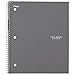 Five Star Spiral Notebook, 1 Subject, College Ruled Paper, 100 Sheets, 11