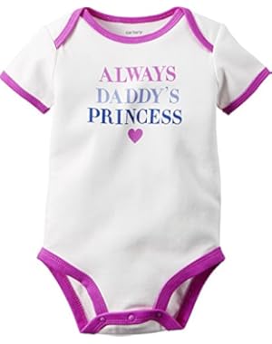 Carters Baby Clothing Outfit Girls Daddy's Princess Bodysuit