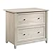 Sauder Edge Water 2 Drawer Lateral Filing Cabinet, Office File Cabinet, in Chalked Chestnut