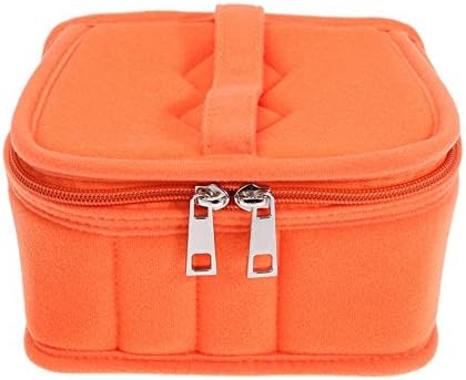 Domybest Velvet Shockproof Essential Oil Bag Nail Polish Organiser Holder Large Capacity 9 +1 Cases Makeup Cosmetics Bags Holder