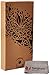 TANGRAM Folding Pocket Knife 3.35 inches Drop Point Sharp Blade Liner Lock Black G10 Handle Knife,AZO Santa Fe TG3002A1