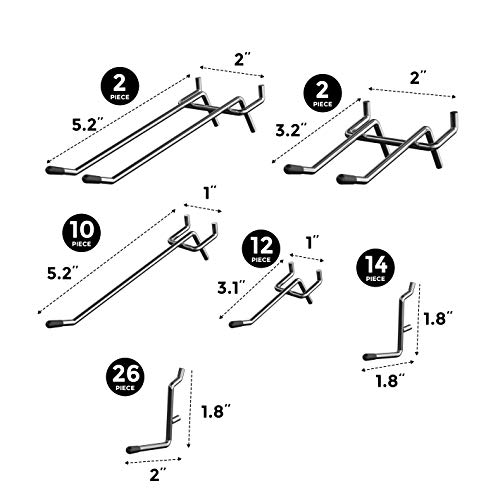 4 Incly+Pegboard+Assortment+Organizer+Accessories