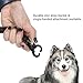 Pettom Military Tactical Dog Leash Short Nylon Bungee Traffic Quick Release Lead Rope with Control Handle for Large Dogs Hunting Training Jogging(Black)