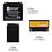 Mighty Max Battery YTX5L-BS Replacement for POLARIS Predator, Sportsman, Outlaw 90CC 03-'09