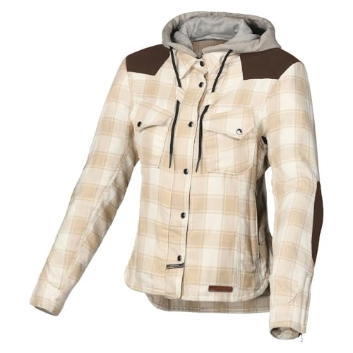 Macna Inland Dames Unisex Adult Tracksuit Top, Beige/Brown, S
