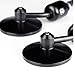Astra Depot 2x 3 Black Aluminum Blindsight Convex 7/8