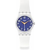 Swatch Lady Women's Watch Casual Polymer White Quartz Waterproof The Gold Within You
