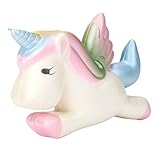 HOTADEN Slow Rising Squishies Jumbo Dreamlike Unicorn Scented Squishy Charm Slow Rising Simulation Kid Toy Key Cell Phone Pendant Strap Gift, 12x10x5cm