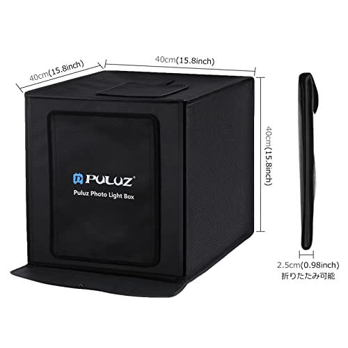 40cm】PULUZ 撮影ボックス 40*40*40cm撮影キット 調光可能 簡易