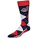 Cleveland Indians Argyle Unisex Crew Cut Socks - One Size Fits Most