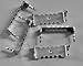 100 Zinc Plated Small No Nail Sawtooth Picture Frame Hangers for Softwood