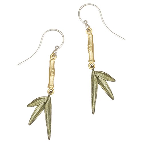 "Bamboo" Branch Wire Earrings by Michael Michaud for Silver Seasons…