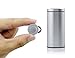 Pantheon True Wireless Bluetooth Earbuds, Mini in-Ear Headphones, Dual Stereo Noise Cancelling Earphones, Sweatproof Sports Headset with Charging Case and Mic, for iPhone Samsung and More (Silver)