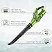 Best Partner 18V 130MPH Cordless Leaf Blower,Light-Weight,Single Speed,2.0 AH Battery Included