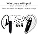 Glazata 6 Pieces EC200 Headsets Ear Hooks Earbuds Sets (Black)