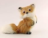 nanguawu Little Fox Standing Fengshui Learning Resources Miniature Plush Stuffed Animal Toy