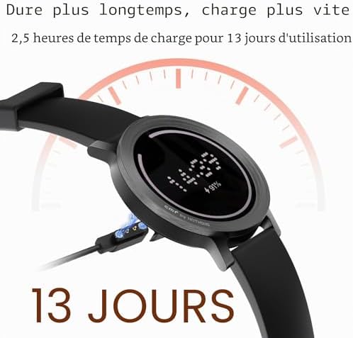 CMF Watch 3 Pro – Montre connectée 1,43" AMOLED, 13 Jours d’autonomie, GPS Double, appels Bluetooth avec réduction de Bruit IA, Suivi Sommeil et Cardio – Gris foncé