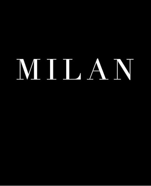Milan A Decorative Book For Coffee Tables Bookshelves And Interior Design Styling Stack Deco Books Together To Create A Custom Look In Any Room 3 Studio Urban Decor Amazon Com Au Books