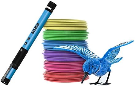 Scribbler 3D Pen Nano The Smalles 3D Printing Pen Available, Draw in the air with most developed 3D pen - 3D Drawing Pen with OLED Screen, 3D Drawing Pen For Hobbyists, Crafters and Artist (Blue)