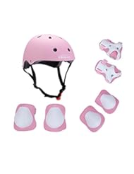 Sports: Kamugo Kids Youth Adjustable Sports Protective Gear Set Safety Pad Safeguard (Helmet Knee Elbow Wrist) Roller Bicycle BMX Bike Skateboard Hoverboard and Other Extreme Sports Activities - Kamugo