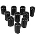 CNBTR Soft Rubber Screw Thread Cover PVC Hose End Caps Vinyl Round Rubber 12mm Length Pack of 10