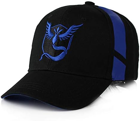 YATB Pokemon Ash Ketchum Cap for Boys Embroidered Trainer Hat - Adjustable Premium Level Hats