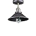 CLAXY Ecopower Industrial Mini Ceiling Light Bronze Semi-Flush Mount Ceiling Light Fixture