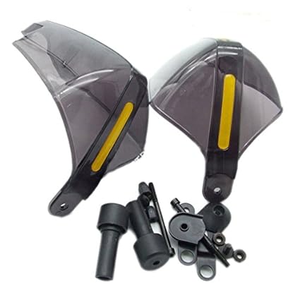 Paar Grau Motorrad Handschützer Handprotektoren 22mm 7/8'