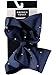 French Toast Kid's School Uniform Bow Hair Accessories, 3-pack, Navy Blue & White, One Size