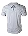 Nobility by Xzavier Men's V Cut Neck Skull Wing Graphic T-Shirt