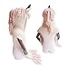 Kids Unicorn Hat Winter Warm Crochet Knitting Scarf with Pocket Hooded Beanies Animal Hats Cosplay Photography Cap (Pink, Large)