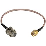 Saide Electronics RF coaxial Coax Cable Assembly SMA Male to F Female 12''