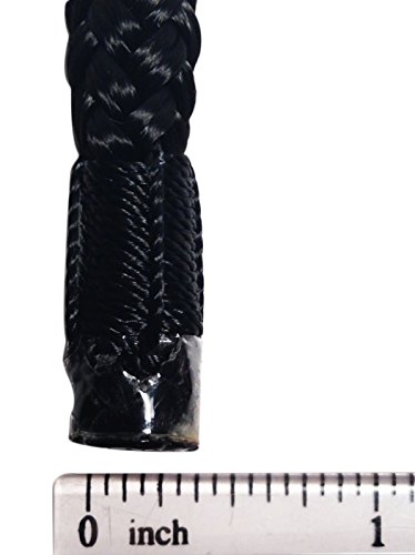 Double-Braided-Nylon-Dock-Line-from-Regatta-Marine-Essentials-Black-L-15-ft-D-38-inch-Eyelet-12-inch-4-Count Double-Braided-Nylon-Dock-Line-from-Regatta-Marine-Essentials-Black-L-15-ft-D-38-inch-Eyelet-12-inch-4-Count