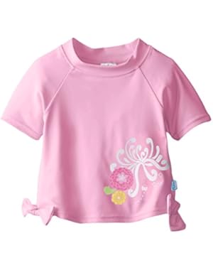 Baby & Toddler Girls' Short Sleeve Bow Rashguard UPF 50+