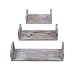 Yankario Rustic Floating Shelves Wall Mounted Set of 3, Torched Wood Farmhouse Storage Shelf for Bathroom, Kitchen, Bedroom, Living Room, Office and More