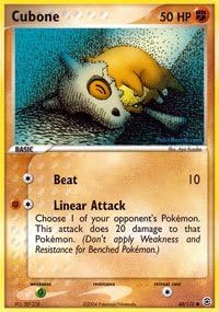 Pokemon - Cubone (60) - EX FireRed & LeafGreen - Reverse Holo