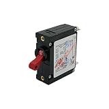 One Pole AC/DC Red Toggle Circuit Breaker Magnetic 20Amp for Boat/RV Produced by Ocean River