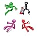 Meta-U Set of 4 Strong Magnetic Key Holder Hook with Wall Climbing Man Design | Random Color