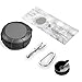 Hcman Shower Speaker, Waterproof Bluetooth Speaker with 5W Driver, Wireless Bluetooth Speaker Suction Cup, built-in Mic, Hands-Free Speakerphone, Built-In Rechargeable Battery, Dust-proof - Grey