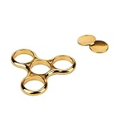 2017 NEW Without Bearing Frame Shell For Tri-Spinner Hand Spinner EDC Fidget Toy Iusun for Kids Adults (Gold)
