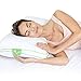 Sleep Yoga Neck Everynight Ergonomically Designed Therapeutic Firm Sleep Pillow, maintains its Shape for Back Side Sleepers, with Shredded Memory Foam Cluster, Made in USA, Standard/Queen, White