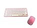 ROCKSOUL BK-101 Bluetooth Keyboard Baby Pink (BK-101001PW)