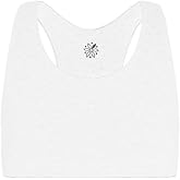 Bleuet Aster Racerback Bra – Reversible Sports Bra for Girls & Teens | Organic Cotton, Ultra Soft, Seamless, Wide Band
