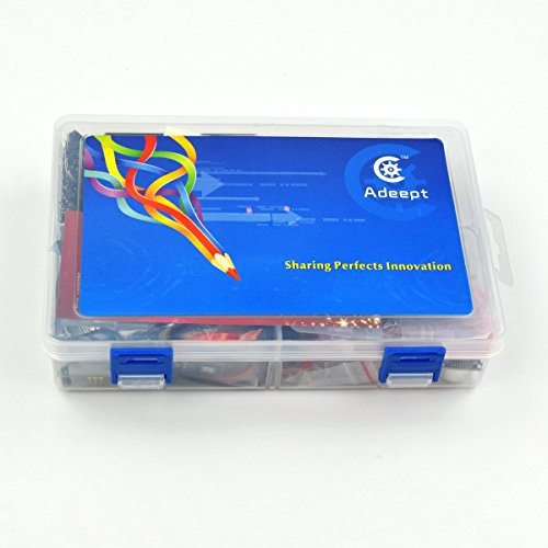 Adeept RFID Starter Kit for Raspberry Pi 3, 2 Model B/B+, Stepper Motor, ADXL345, 40-pin GPIO Extension Board, Breadboard, with C and Python Code, Learning Kit with Guidebook(PDF)