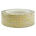 Wrapables Colorful Patterns Japanese Washi Masking Tape - Golden Pyramids