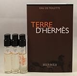 3 Hermes Terre D'hermes EDT Spray Vial Sample .06 Oz/2 Ml Each