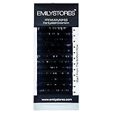 EMILYSTORES Eyelash Extensions 0.20mm Thickness C Curl Single Size In One Tray Silk Mink Fake Eye Lashes