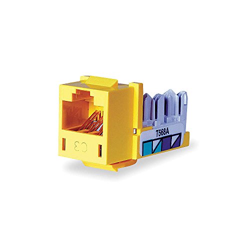 Jack, Yellow, Cat6, Rj45