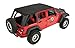 Bestop 54853-17 Trektop Pro Hybrid Soft Top w/ Tinted Sliding Side Panels for 2007-2018 Wrangler 4-Door