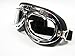 WWII RAF Aviator Pilot Motorcycle Half helmet Goggles (TMS-33-6)